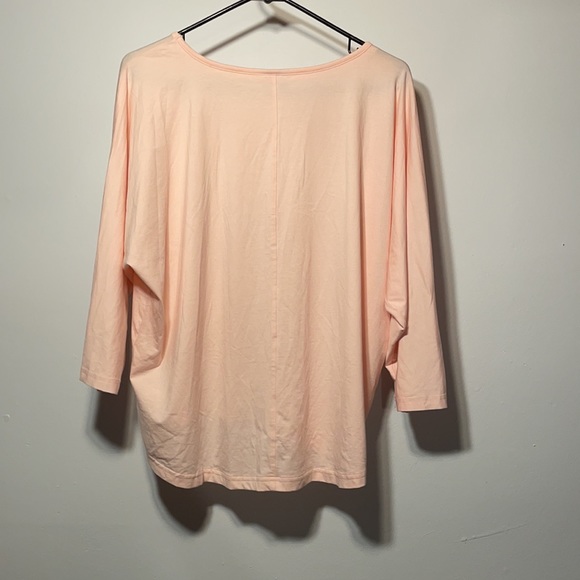 Cynthia Rowley Soft Pink 3/4 Sleeve Top - Picture 3 of 4